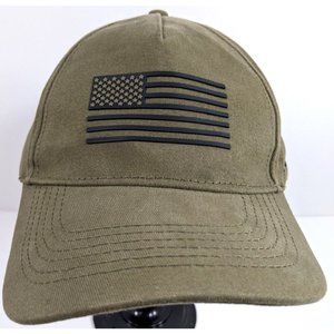 Army Performance Baseball Cap Adjustable Back Closure Embroidered Flag